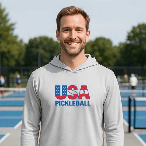 USA Pickleball Performance Shirt – Short Sleeve, Long Sleeve & Hoodie